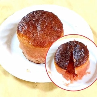 バレンタイン★苺チョコのフォンダンショコラ風ケーキ